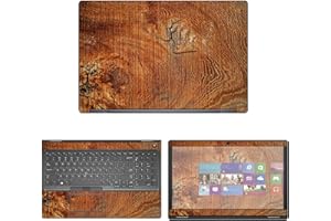 Decalrus - Protective Decal Wood Burl Skin Sticker for Dell Latitude 5590 (15.6" Screen) case Cover wrap DElatitude15_5590-153