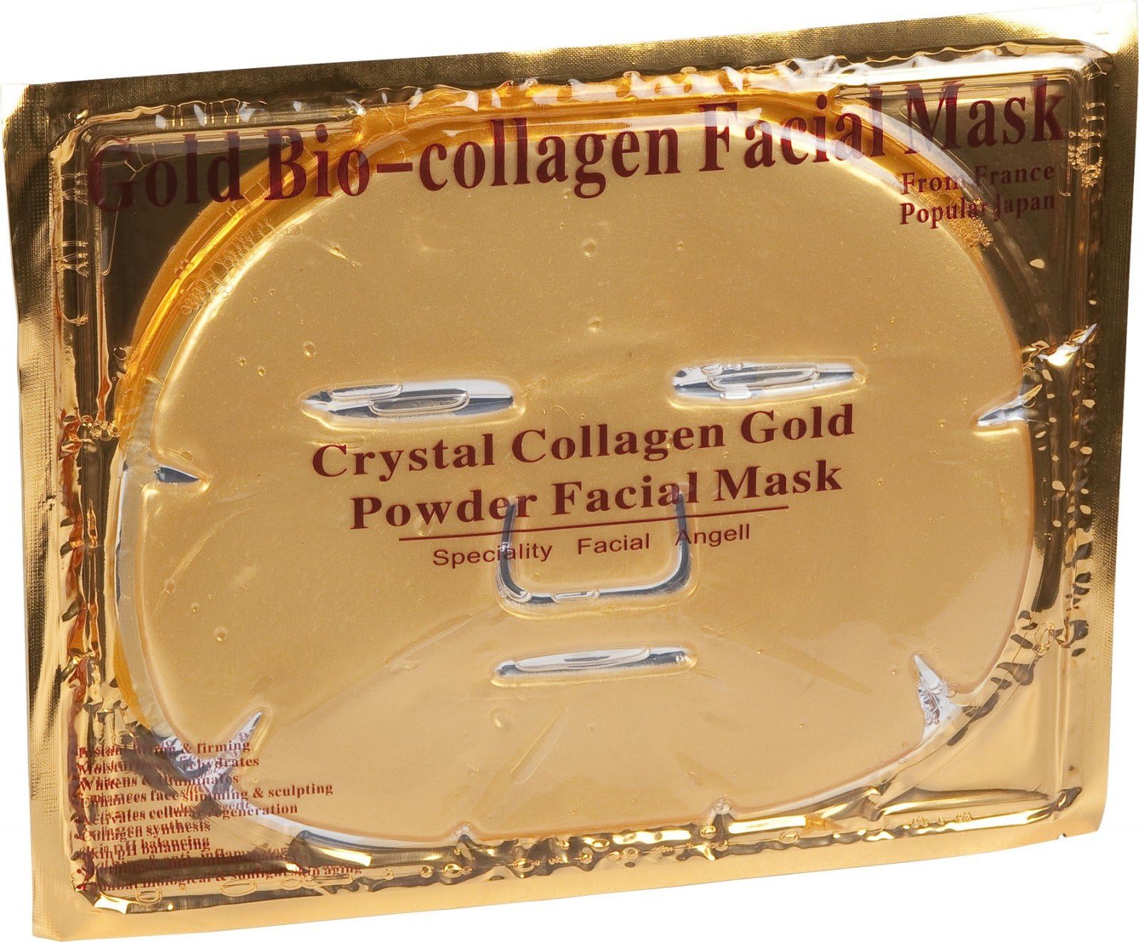 Power Collagen Hyaluron Gold face mask with Q10 and hyaluron.