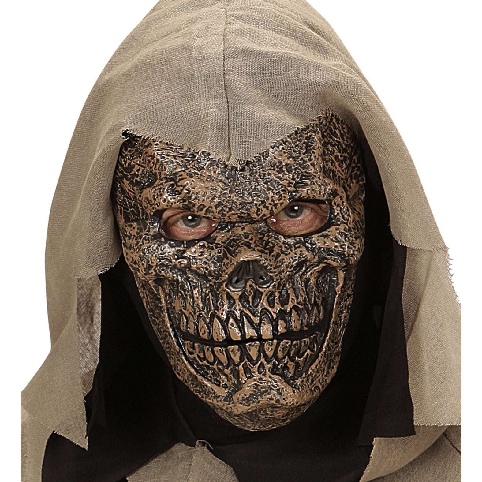 Widmann VD WDM00445 Mask Half Face Death Lords/War, Grey, One Size