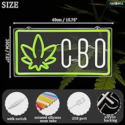 Artlast CBD Neon Sign LED CBD Neon Light for CBD