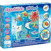 Aquabeads - Ocean Splash Scene - Ocean Water Bead Craft Kit for Kids | Build a whole undersea world bead by bead - waves, reef friends and more set with a spray of water, no mess ever, Ages 4+