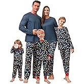 Rnxrbb Matching Family Christmas Pajamas Sets Christmas Pjs for Family Xmas Sleepwear for Kids Women Men Couples 2025
