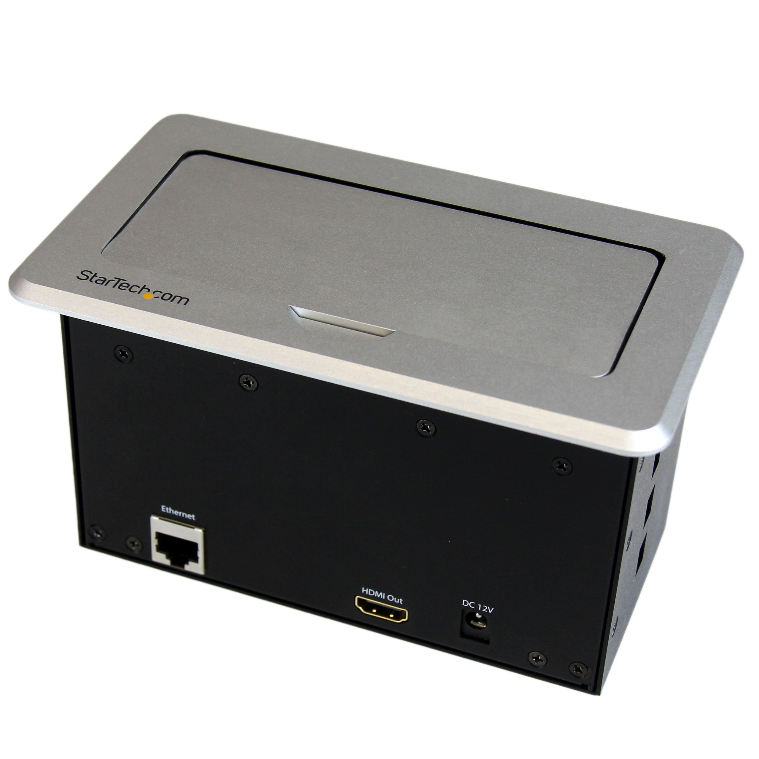 StarTech.com Conference Table Connectivity Pop up Box with AV and Data Ports - HDMI, VGA, Component, MDP to HDMI Output (BOX4HDECP)