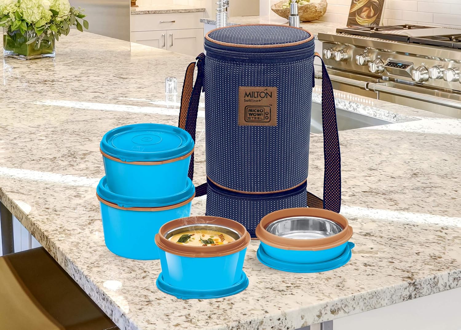 milton flexi insulated tiffin 4 containers