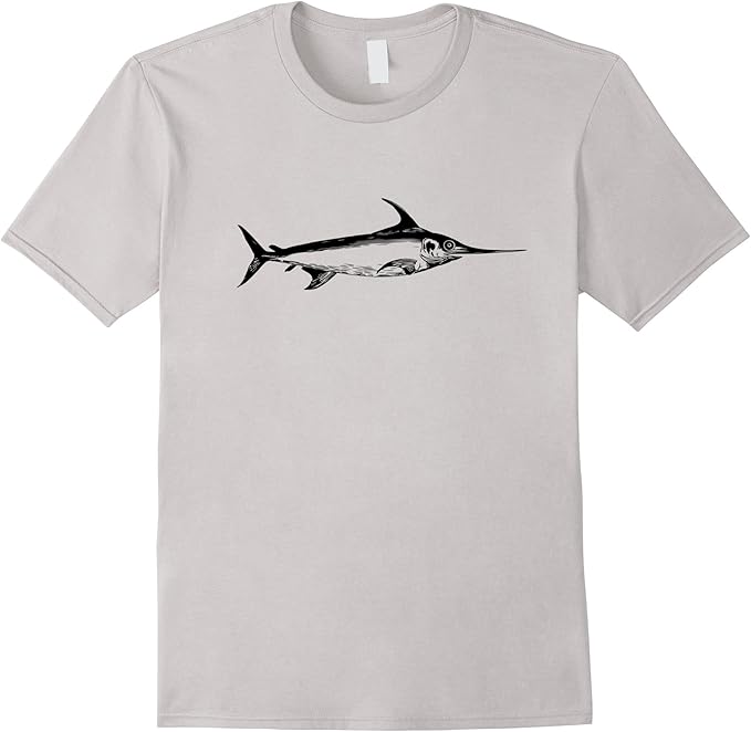 Swordfish DeepSea Fishing logo Tshirt Clothing