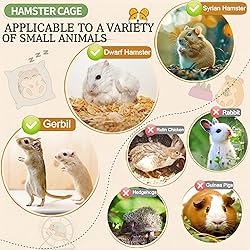 17 in 1 Clear Acrylic Hamster Cage with All