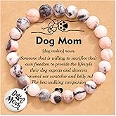 Tarsus Dog Mom Gifts for Women, Dog Mom Christmas Mothers Day Gifts, Best Dogs Lover Charm Bracelet Gift for Women