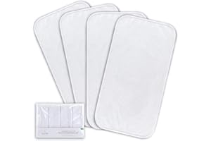 The Peanutshell Waterproof Diaper Changing Pad Liners | 4 Pack Set for Changing Pad, Bassinet or Crib | Washable & Reusable