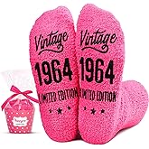 HAPPYPOP 1956 1961 Birthday Gifts - 61 62 63 64 65 66 67 68 69 70 Birthday Socks for Women