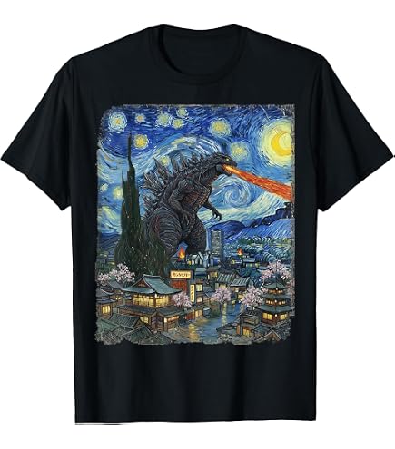 Amazon.com: Catzilla Cat Japanese Art Funny Gifts for Men Women