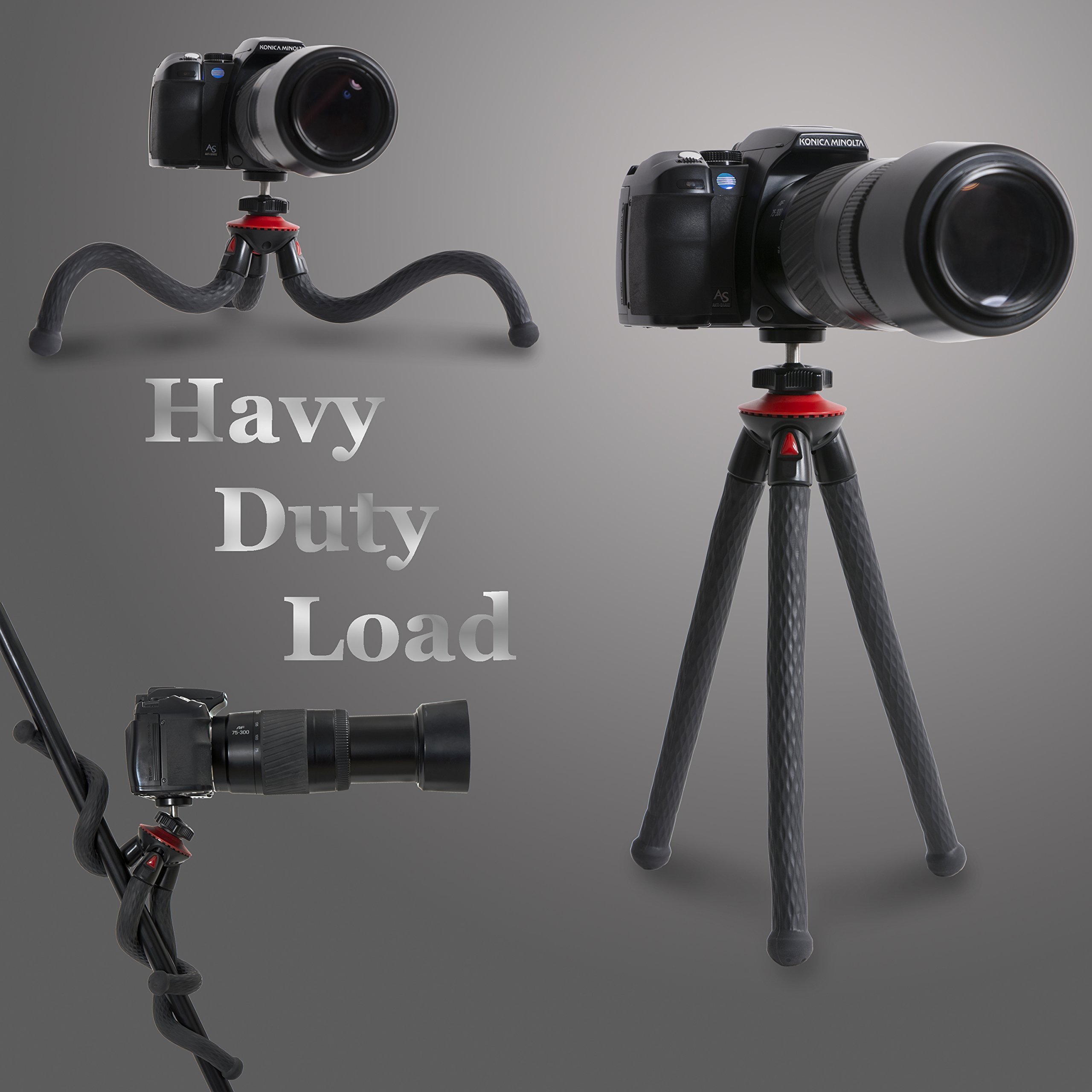 Qualmond Universal Flexible Tripod Phone, Camera, Gopro Tripod Adapters For Iph eBay