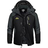 MAGCOMSEN Winter Coats for Men Ski Snow Jacket Waterproof Fleece Insulated Jackets Outdoor Snowboard Warm Parka Raincoat