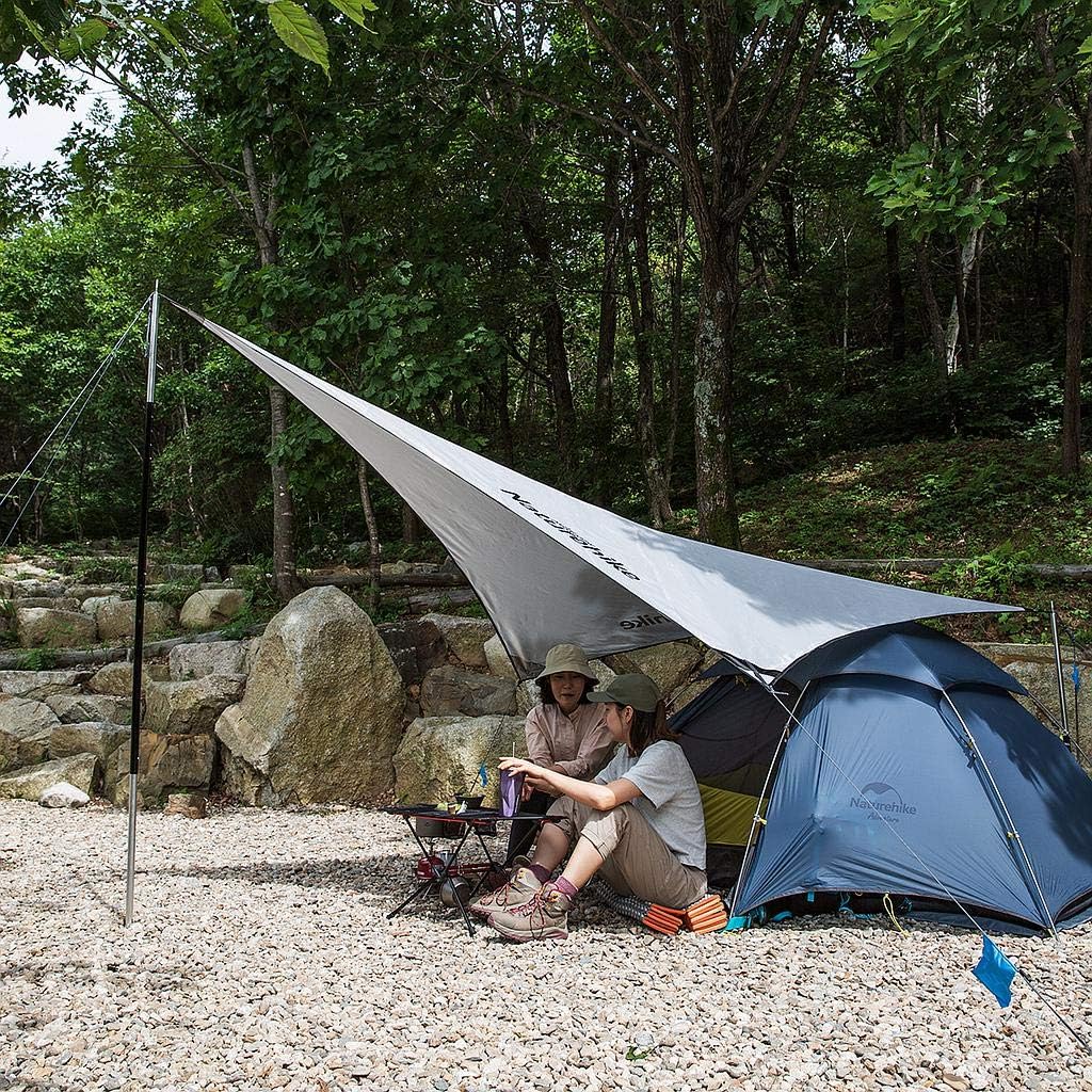 Amazon Naturehike ネイチャーハイク キャンプ 天幕 タープ Cloud Flying防雨 Pu1500 日焼け止 シェルター シェード タープ アウトドア 軽量 日除け タープ テント 超軽量 本天幕ポール含まない Naturehike タープ