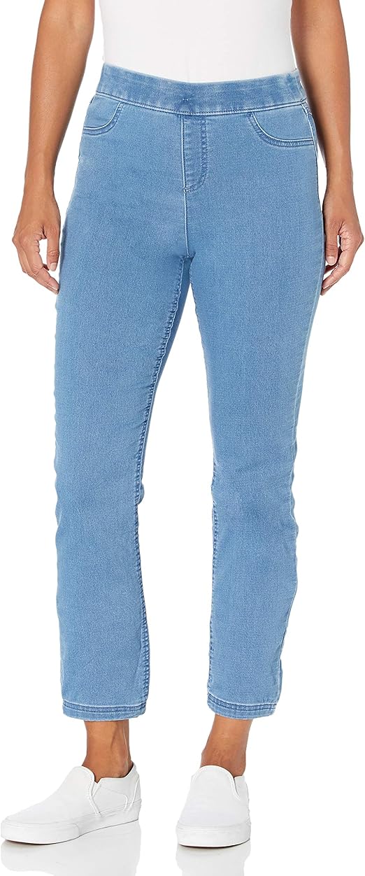 Erika Women's Joey Pull on Slim Straight Leg Pant at Amazon Women’s