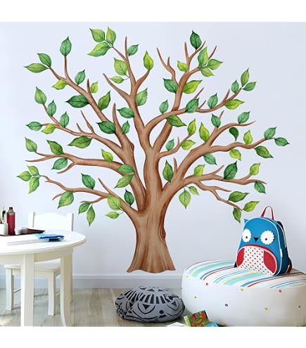 Vinilo Decorativo árbol Negro Con Corazones Para Fotos | Adhesivo Familiar Para Pared 120x45 Cm