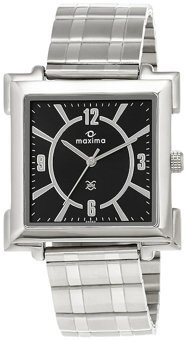 Analog Black Dial Mens Watch-DK11891-6