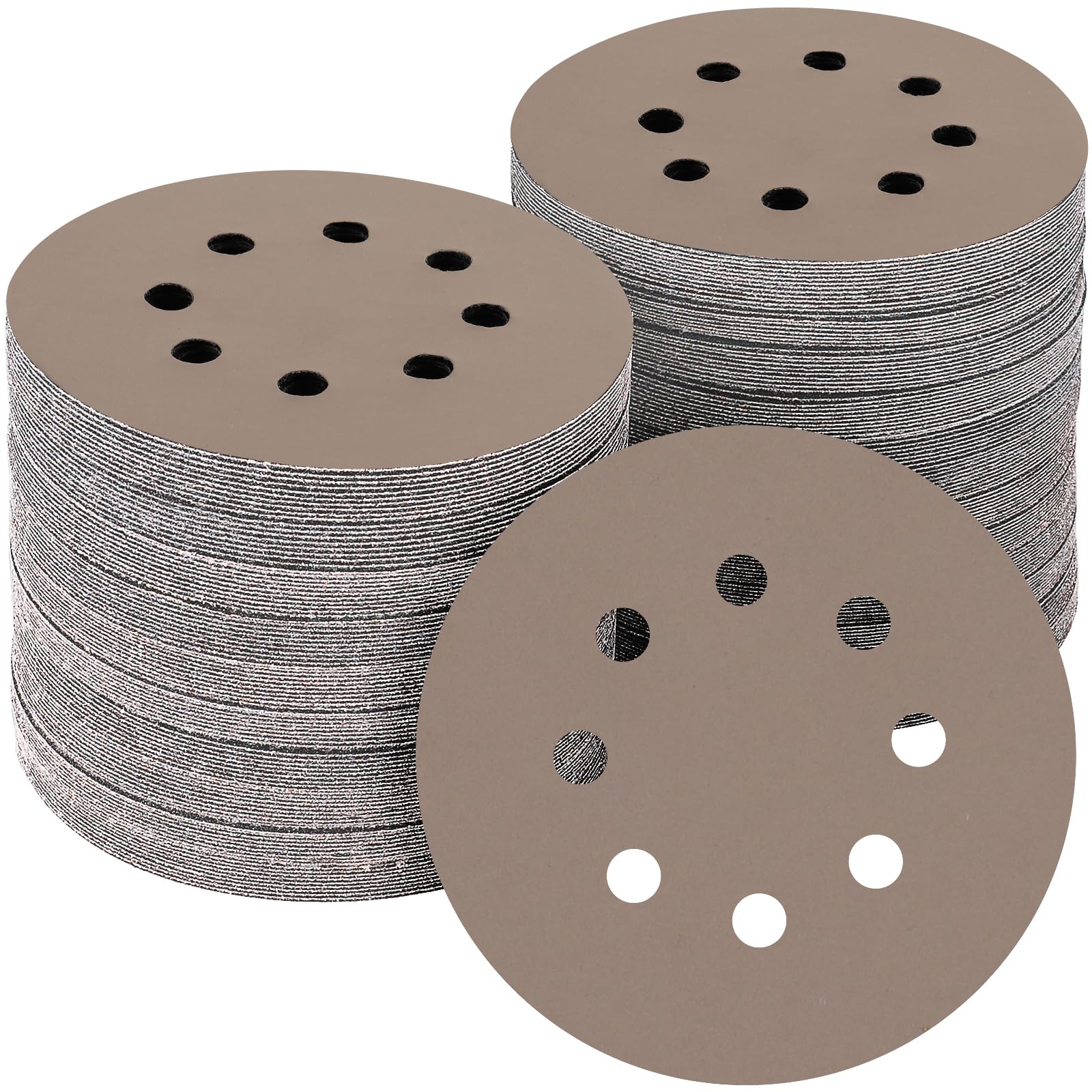 POTUINOM 50PCS 5 inch Silicon Carbide Sanding Discs