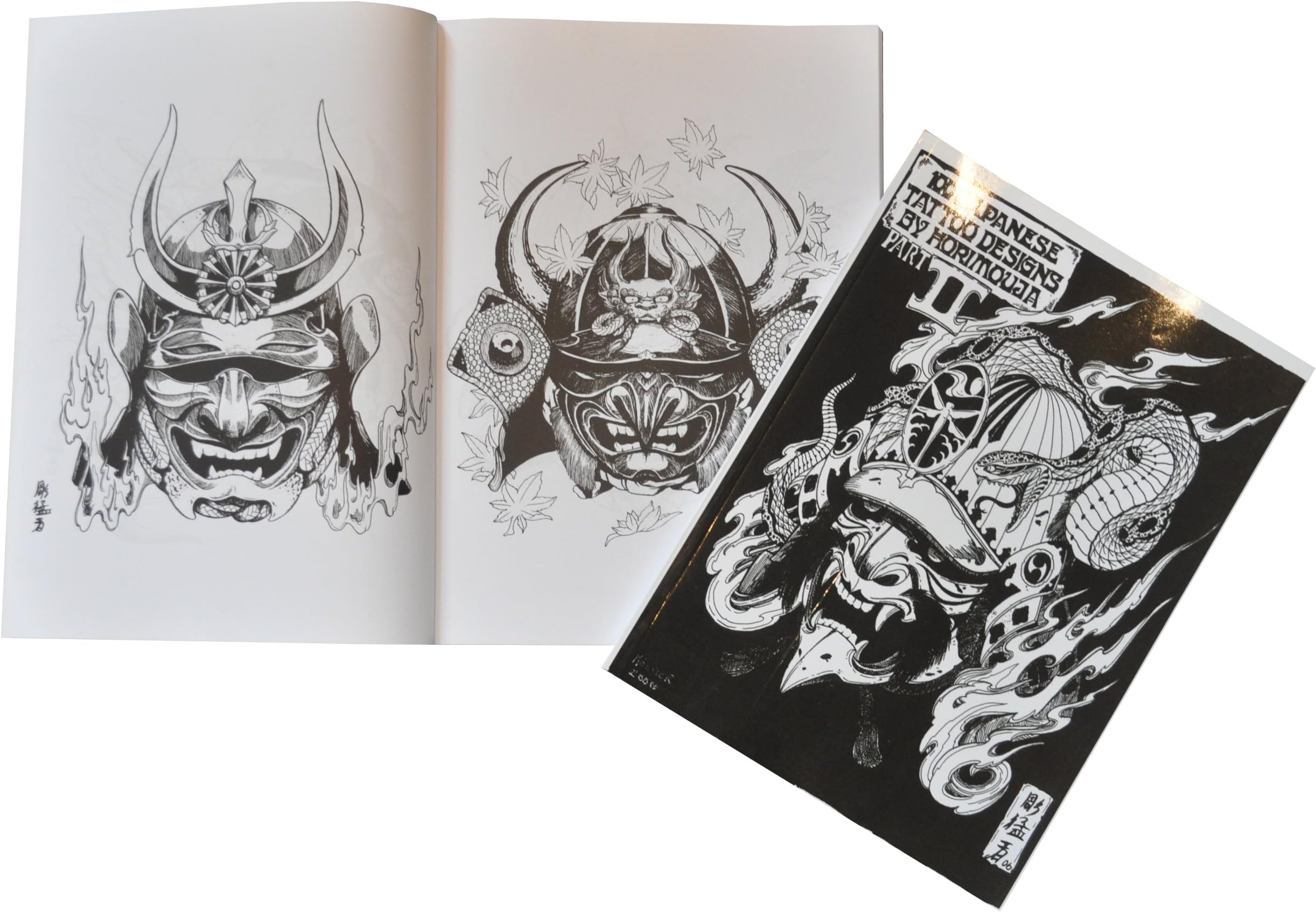 Tattoo Flash Book Art A4 - 100 Japanese Designs by Horimouja (Part 2)
