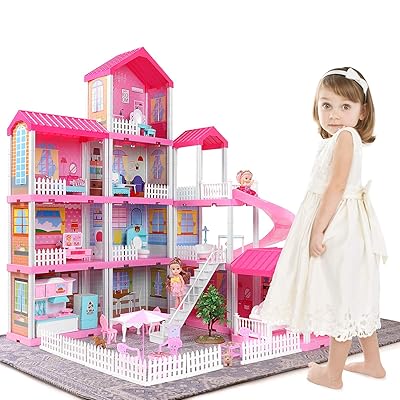 Buy TEMI Dollhouse Dreamhouse Building 