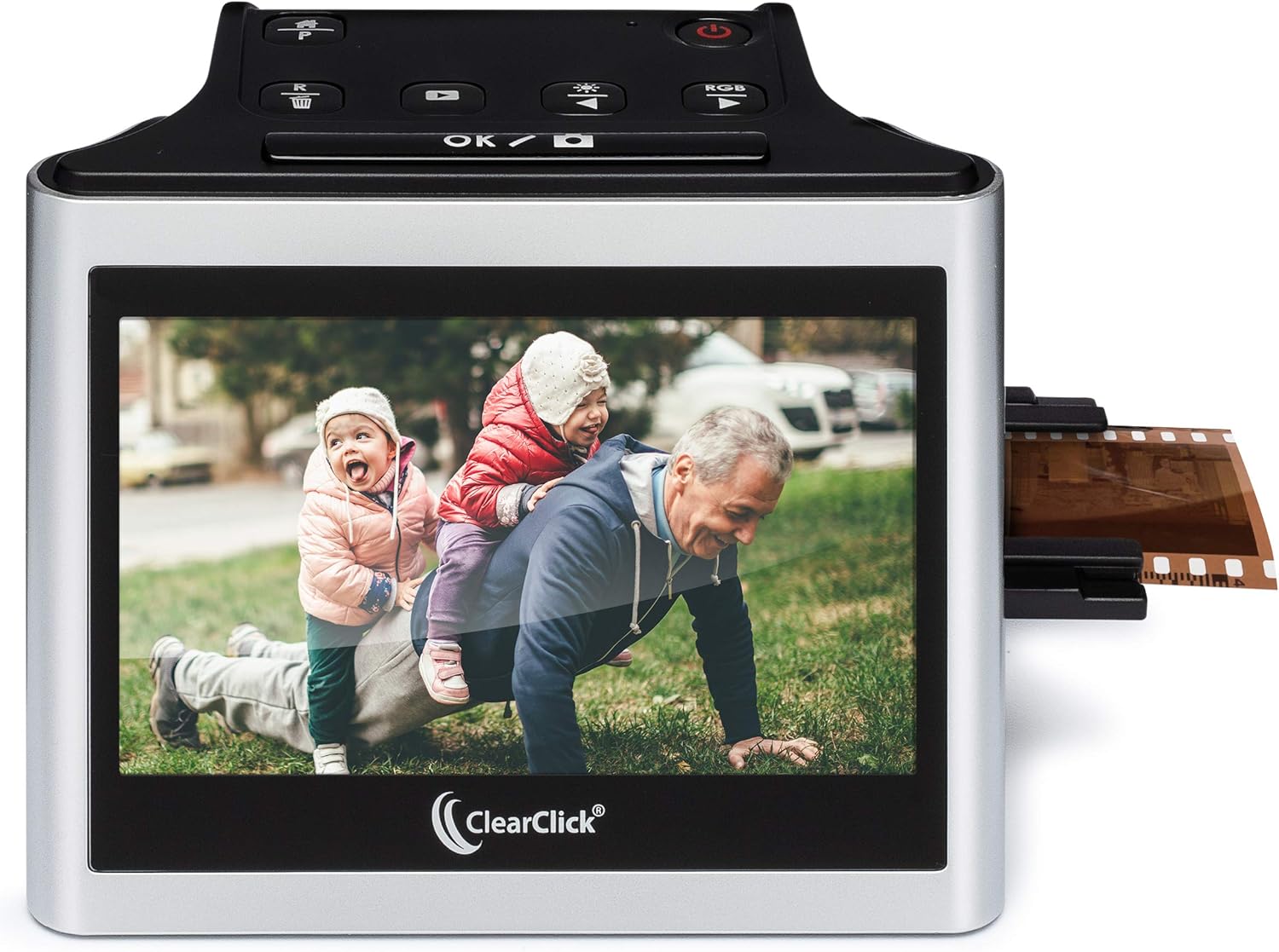 ClearClick Virtuoso 2.0 (Second Generation) 22MP Film & Slide Scanner with Extra Large 5" LCD Screen - Convert 35mm, 110, 126 Slides and Negatives to Digital Photos: Electronics