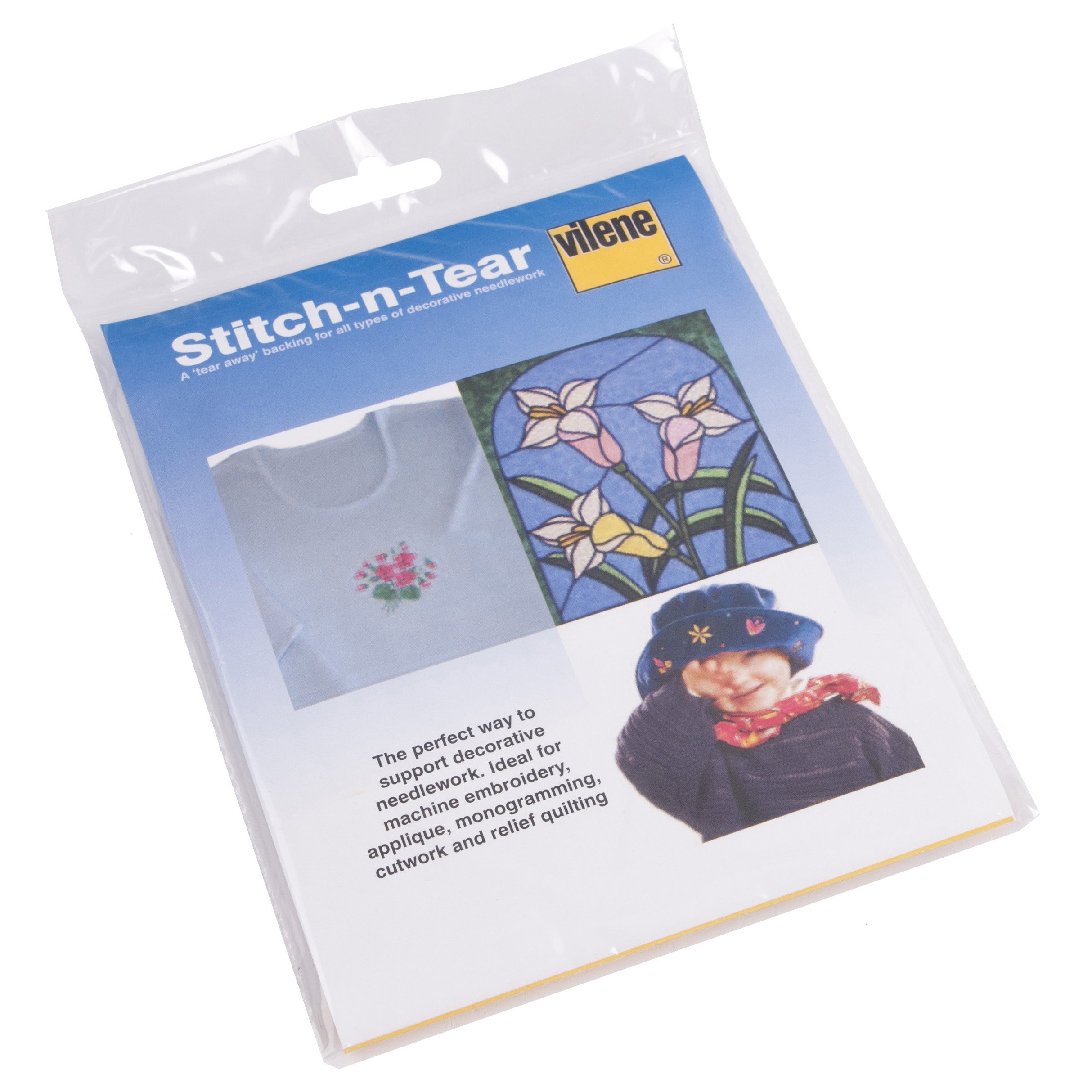 Vilene 90 cm x 36 cm Stitch-n-Tear for Topstitch and Patch Work