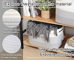OIAHOMY Storage Basket, Woven Baskets for