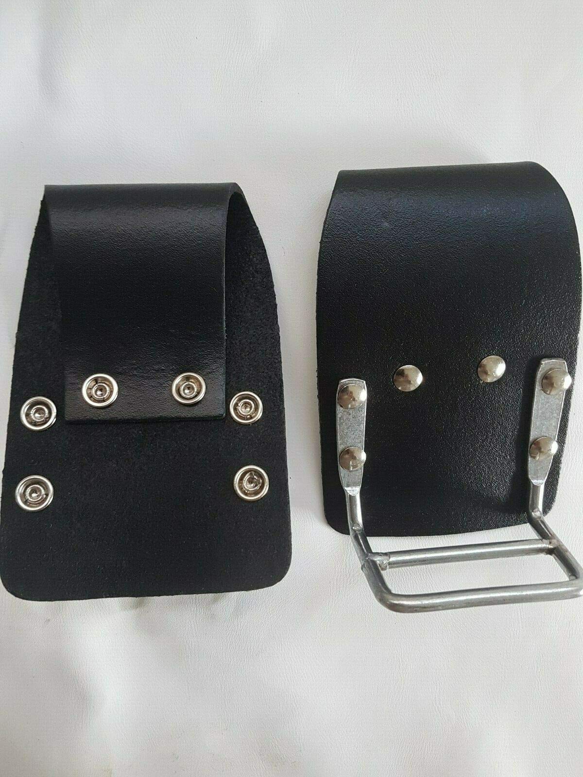 BBI Leather SCPH Scaffold Snips Cutter Pliers Holder for Tool Belt (Black)