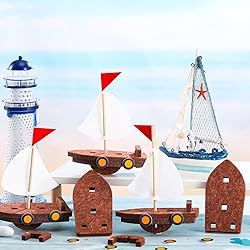 Hahafelt 24 Pack 3D Floating Ship Craft Kit, DIY