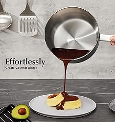 KOCH SYSTEME CS Stainless Steel Saucepan Set, 1QT