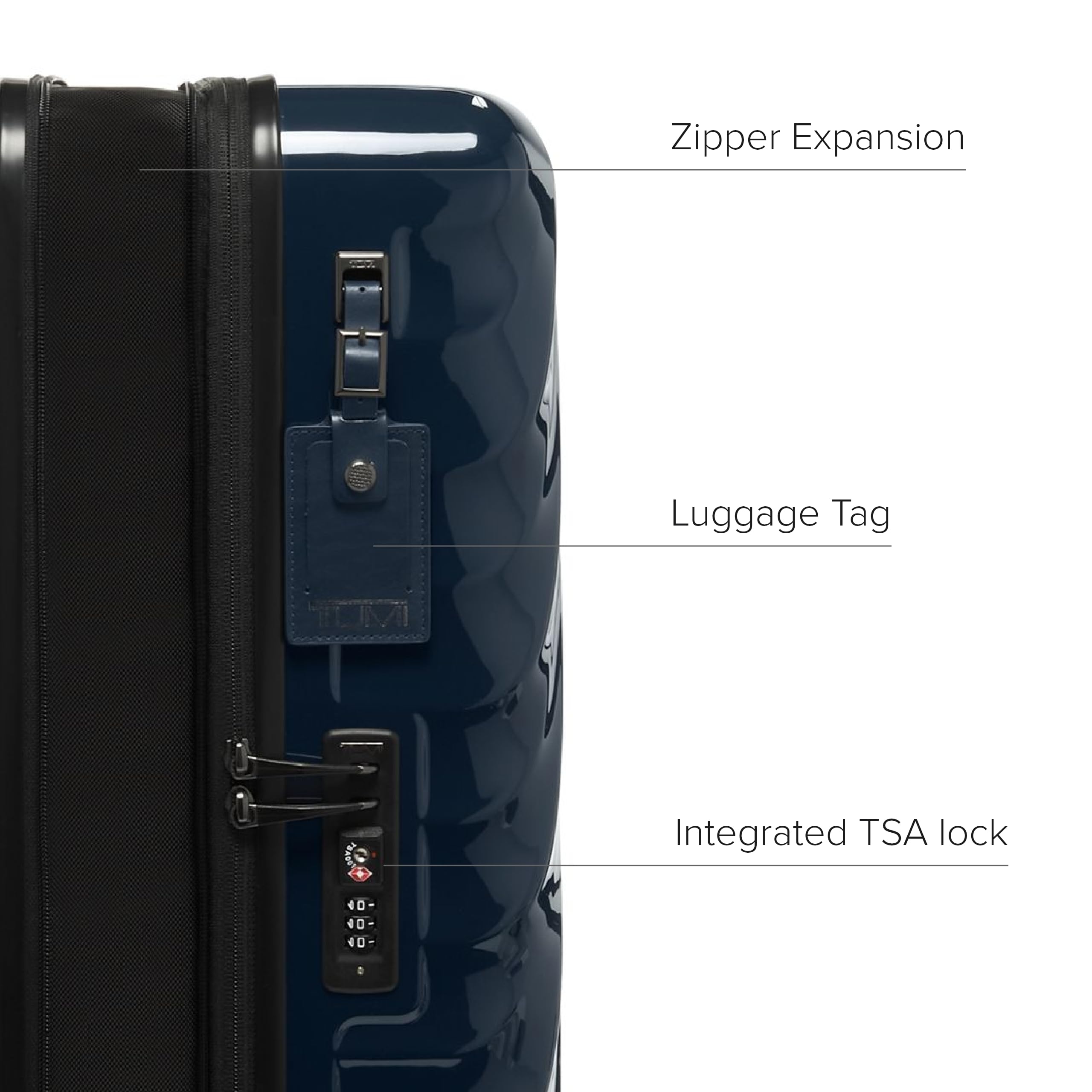TUMI 19 Degree Short Trip Expandable 4 Wheeled Packing Case - Hard Shell Suitcase - 26.0