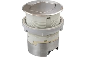 Bryant Electric RCT200NI 15A 125V Tamper Resistant Pop-Up Countertop Receptacle Surface Mount, 15 Amp, Polished Nickel