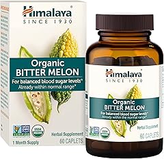 Himalaya Organic Bitter Melon - Herbal Glucose Metabolism Support - USDA Organic, Non-GMO, Vegan, Gluten Free, Additive Free,