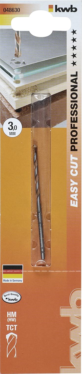 kwb Easy-Cut All-Purpose Drill 048630 (diameter 3 mm, Roundness, for Stone Concrete, Ceramic, Hard and softwood - Image 3