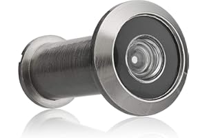 KS Hardware Peephole for Front Door | Security Peephole Provides an Ultra Wide View | Peepholes for Door 1.75 inches Thick | Satin Nickel (1, Satin Nickel)
