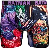 COCO BRANDS Batman Mens Boxer Briefs - 1/2/3 Pack Joker Mens Underwear Breathable Soft No Fly Boxers for Men (S-XL)