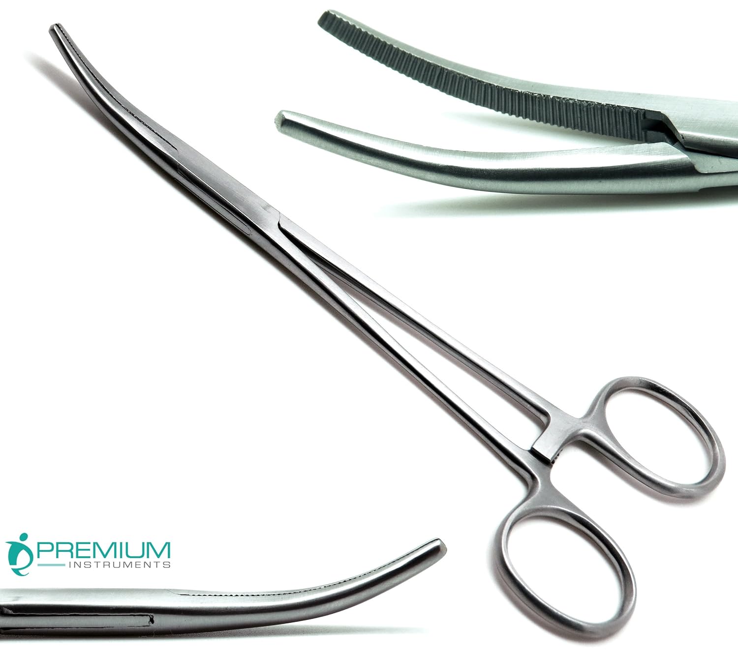 Fishing 10 STAINLESS STEEL CRILE HEMOSTAT LOCKING FORCEP CURVED TIP 6.