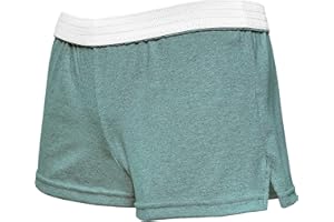 Soffe Juniors' Authentic Cheer Short, Moss Heather, X-Small (1-Pack)