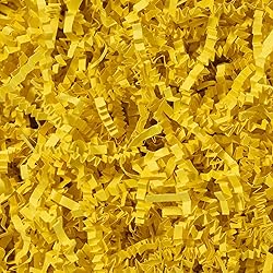 Mefleet 1 LB Crinkle Cut Paper Shred Filler Yellow