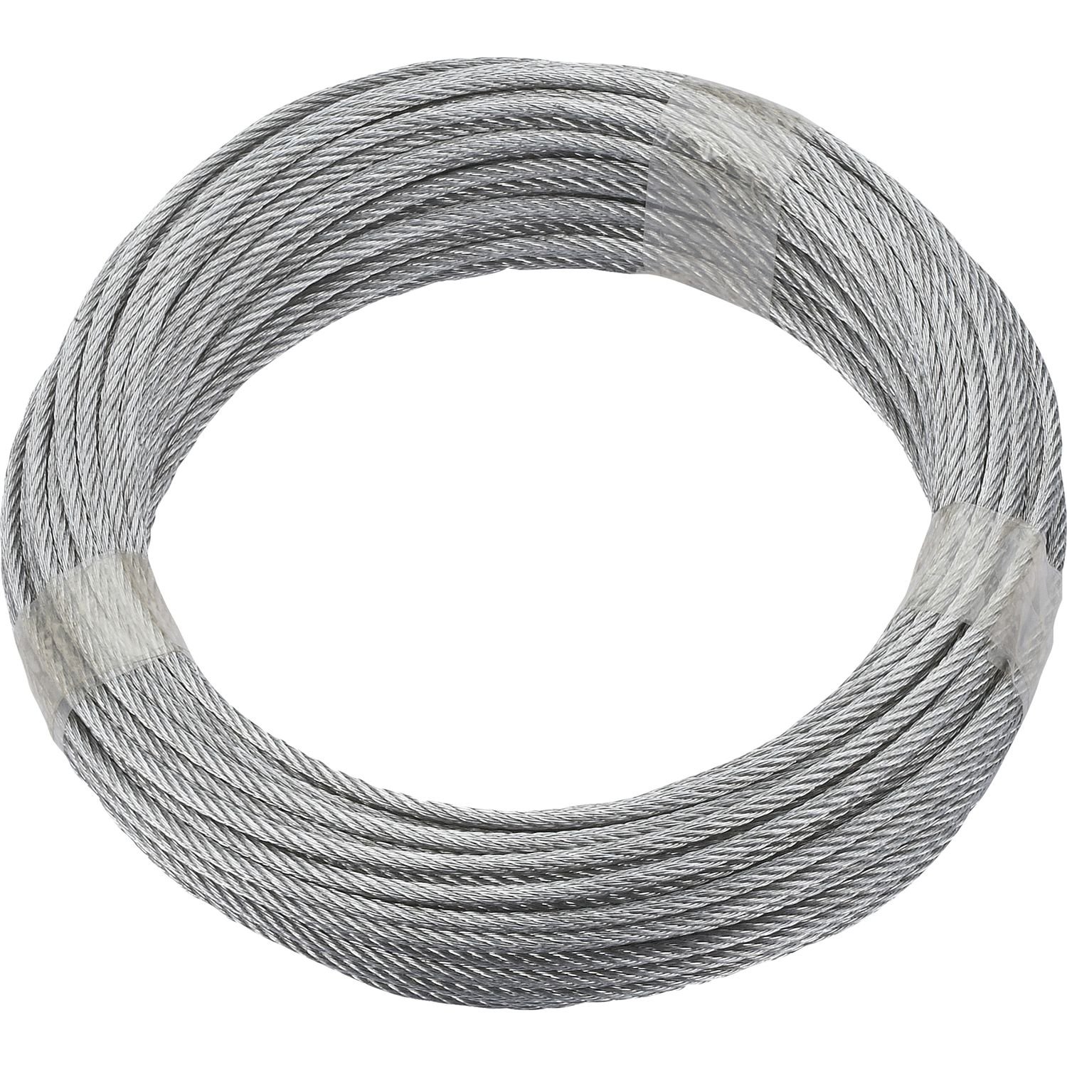 Quick-Fit Steel Cable Galvanised Diameter 4 mm Length 20 m; 6x7, 190382
