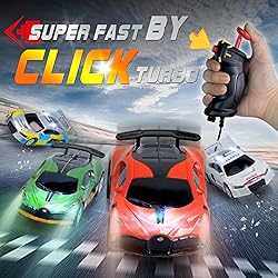 AGM MASTECH Slot Car Race Track Set with 4 Light-Up