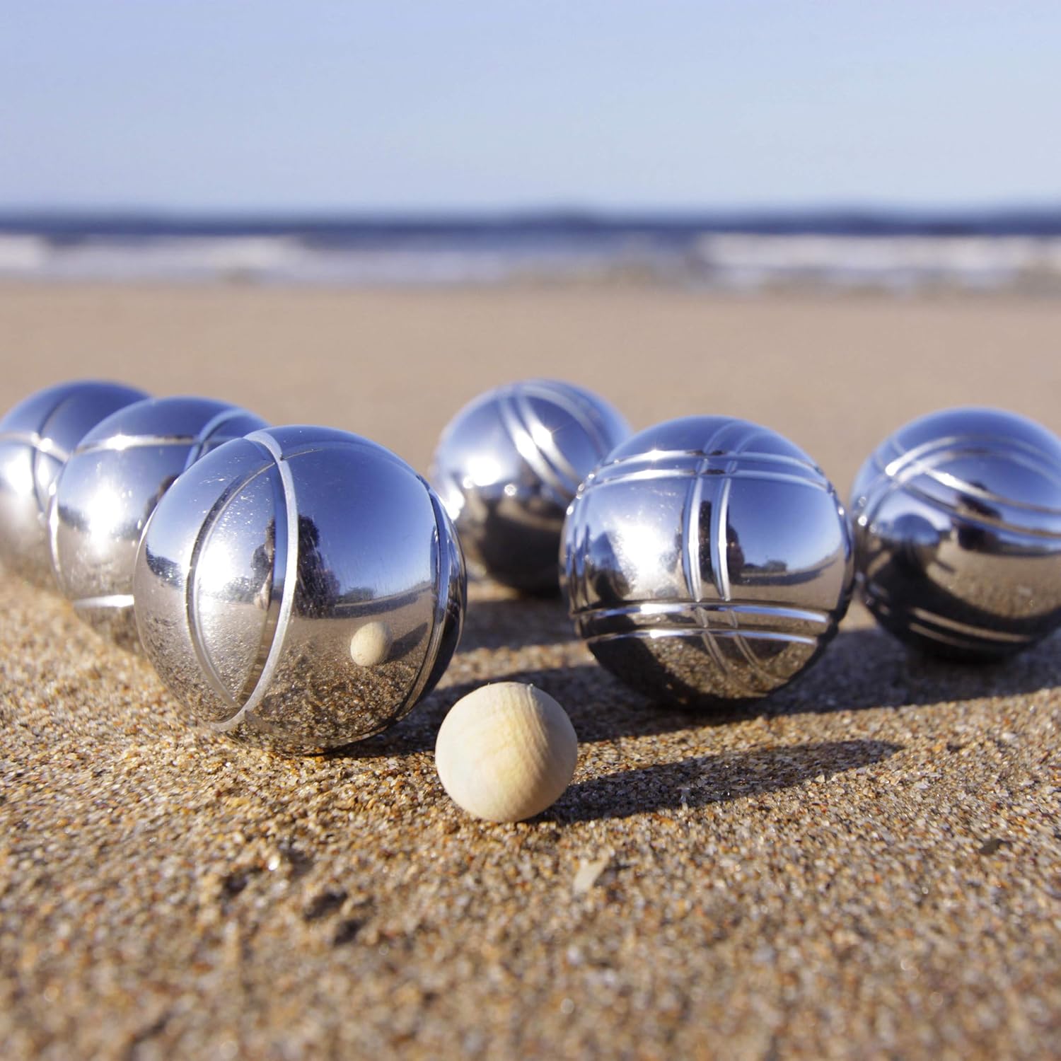 Relaxdays Boule Set Of 6 Metal Balls BigaMart Relaxdays Boule Set Of 6 Metal Balls BigaMart