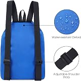 WANDF Swim Bag Mesh Drawstring Backpack Navy Blue for Beach Gym Swimming view 4