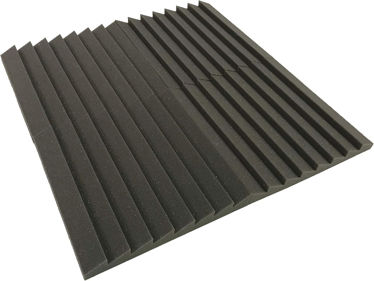 Advanced Acoustics 12" (305mm) Sawtooth Acoustic Studio Foam Treatment 24 Tile Pack 0.60 NRC Covering 24sqft (2.23m2) - Image 5