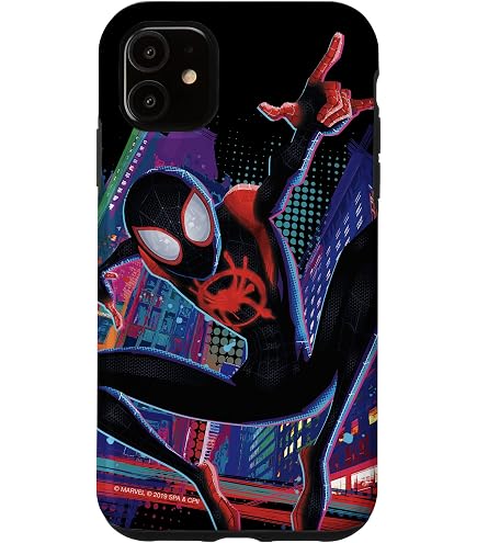 Amazon.com: Marvel Spider-Man Into The Spider-Verse Miles Morales Icon Case  for iPhone 14 Plus : Cell Phones & Accessories