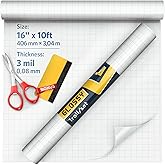 LA LLAMA Self Adhesive Clear Glossy Laminating Roll 16&rdquo; x 10ft 3 MIL Multipurpose Laminating Film Roll Peel and Stick