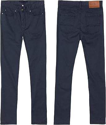 skinny fit twill pants
