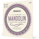 D'Addario EJ70 Phosphor Bronze Mandolin Strings, Ball End, Medium/Light, 11-38