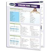 English Verb Tenses Guide or (ESL) - Language Quick Reference Guide by Permacharts