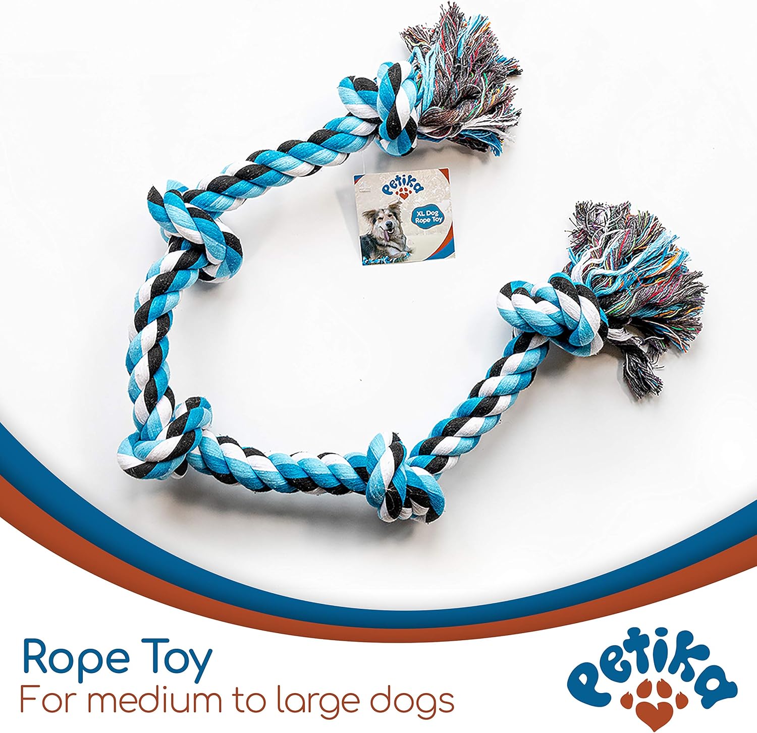 Petika XL 33inch Premium Dog Rope Toys for Strong Large Dogs,Training