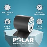 Polar TapeSeal Clear 4in x 5ft Rubberised Waterproof Repair Tape view 2